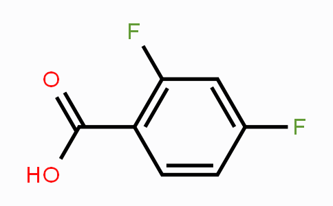 CAS No. 1583-58-0, 2,4-Difluorobenzoic acid