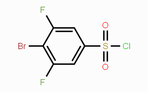 CAS No. 518057-63-1, 4-Bromo-3,5-difluorobenzenesulfonyl chloride
