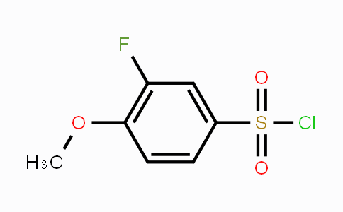 CAS No. 67475-55-2, 3-Fluoro-4-methoxybenzenesulfonyl chloride