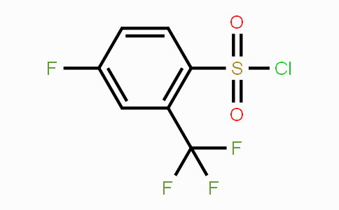 CAS No. 176225-09-5, 4-Fluoro-2-(trifluoromethyl)benzenesulfonyl chloride