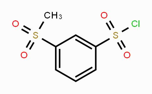 CAS No. 5335-40-0, 3-(Methylsulfonyl)benzenesulfonyl chloride
