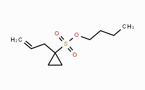 CAS No. 923032-56-8, Butyl 1-allylcyclopropanesulfonate