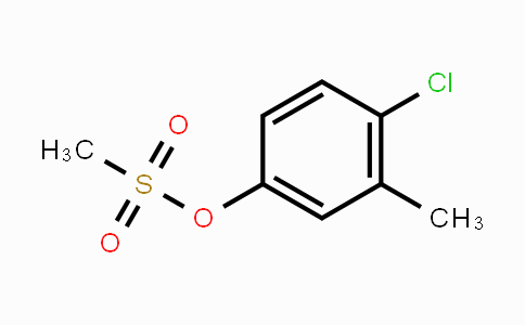 CAS No. 90555-52-5, Methanesulfonic acid 4-chloro3-methylphenyl ester