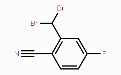 CAS No. 1485536-93-3, 2-(dibromomethyl)-4-fluorobenzonitrile