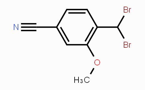 CAS No. 914106-35-7, 4-(dibromomethyl)-3-methoxybenzonitrile