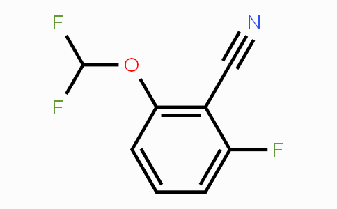 CAS No. 221202-14-8, 2-(Difluoromethoxy)-6-fluorobenzonitrile