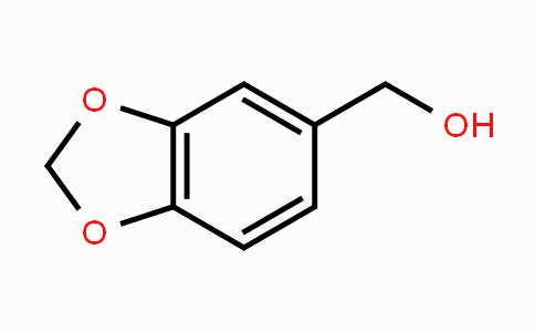 CAS No. 495-76-1, 3,4-Methylenedioxybenzyl alcohol
