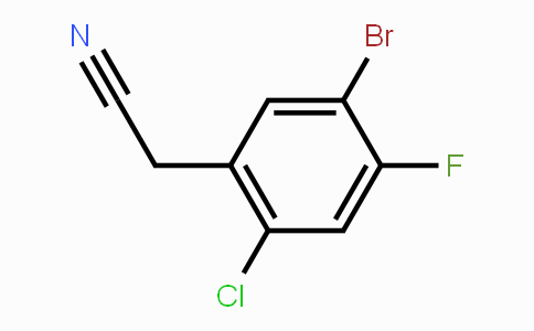 CAS No. 1426290-08-5, 5-Bromo-2-chloro-4-fluorobenzyl cyanide
