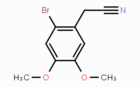 CAS No. 51655-39-1, 2-Bromo-4,5-dimethoxybenzyl cyanide