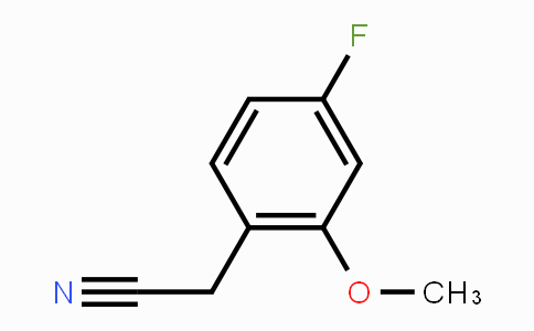 CAS No. 886498-56-2, 4-Fluoro-2-methoxybenzyl cyanide