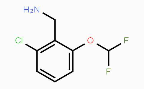 CAS No. 1515925-06-0, 2-Chloro-6-(difluoromethoxy)benzyl amine