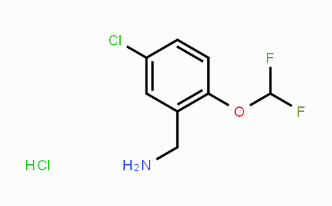 CAS No. 1515924-94-3, 5-Chloro-2-(difluoromethoxy)benzyl amine HCl