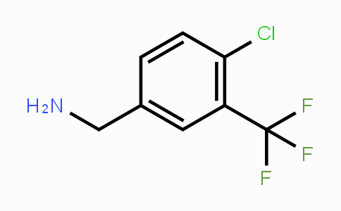 CAS No. 62039-92-3, 4-Chloro-3-(trifluoromethyl)benzyl amine
