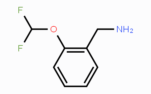 CAS No. 243863-36-7, 2-(Difluoromethoxy)benzyl amine