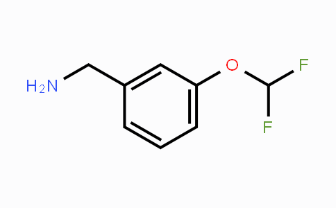 CAS No. 244022-71-7, 3-(Difluoromethoxy)benzyl amine