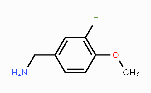 CAS No. 123652-95-9, 3-Fluoro-4-methoxybenzyl amine