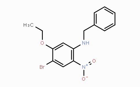 CAS No. 1345471-72-8, N-Benzyl-4-bromo-5-ethoxy-2-nitroaniline