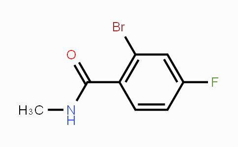 CAS No. 923138-87-8, 2-Bromo-4-fluoro-N-methylbenzamide