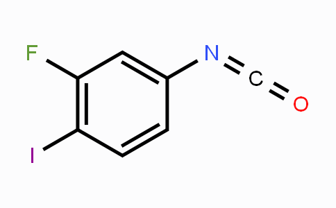 CAS No. 1261441-79-5, 3-Fluoro-4-iodophenyl isocyanate