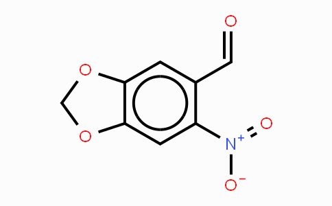 CAS No. 712-97-0, 4,5-(Methylenedioxy)-2-nitrobenzaldehyde