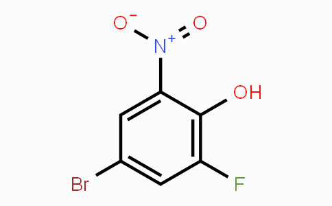 CAS No. 320-76-3, 4-Bromo-2-fluoro-6-nitrophenol