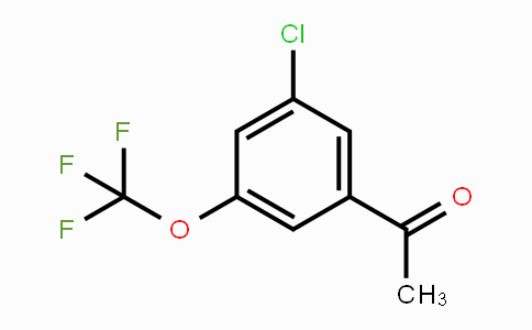 CAS No. 886503-42-0, 3'-Chloro-5'-trifluoromethoxyacetophenone