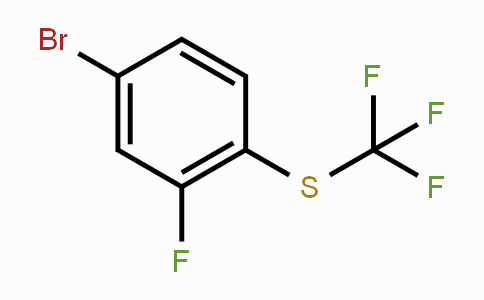 CAS No. 1800240-08-7, 4-Bromo-2-fluoro-1-(trifluoromethylthio)benzene