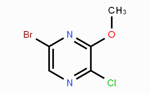 CAS No. 89283-94-3, 5-Bromo-2-chloro-3-methoxypyrazine