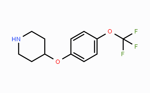 CAS No. 287952-67-4, 4-[4-(Trifluoromethoxy)phenoxy]piperidine