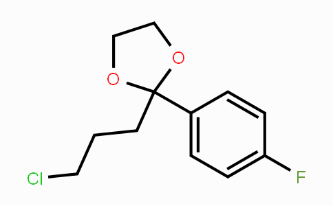 CAS No. 3308-94-9, 2-(3-Chloropropyl)-2-(4-fluorophenyl)-1,3-dioxolane