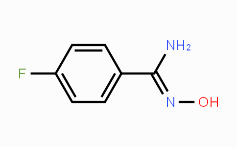 CAS No. 22179-78-8, 4-Fluoro-N'-hydroxybenzenecarboximidamide