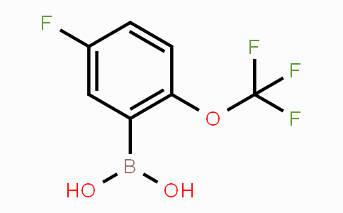 CAS No. 866633-26-3, 5-Fluoro-2-(trifluoromethoxy)phenylboronic acid