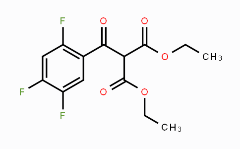 CAS No. 104600-15-9, (2,4,5-三氟苯甲酰基)丙二酸，二乙酯