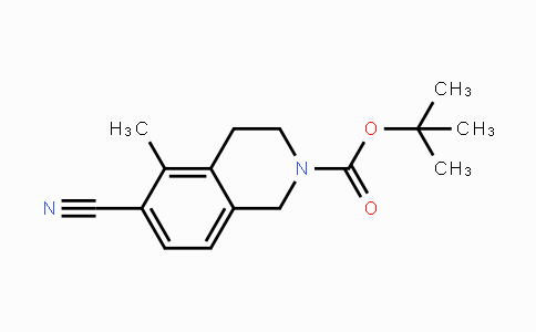 CAS No. 1165923-92-1, Tert-butyl 6-cyano-5-methyl-3,4-dihydroisoquinoline-2(1H)-carboxylate