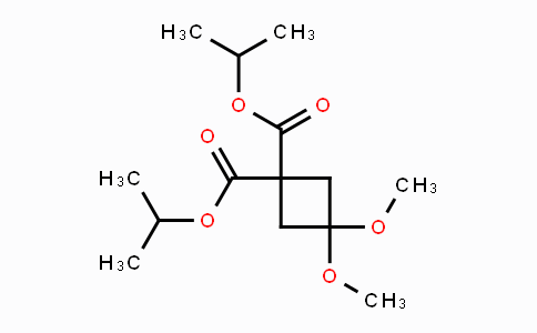 115118-68-8 | dipropan-2-yl 3,3-dimethoxycyclobutane-1,1-dicarboxylate