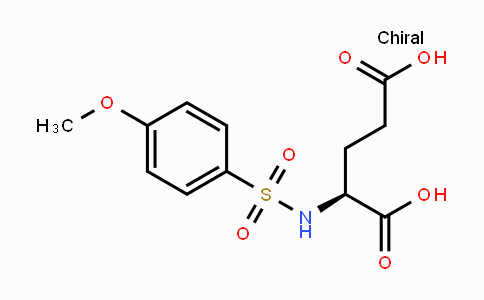 CAS No. 99289-76-6, N-(4'-methoxybenzenesulphonyl)-L-glutamic acid