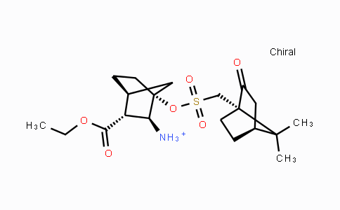 CAS No. 1071520-32-5, (1R,2S,3R,4S)-3-ethoxycarbonyl-bicyclo [2.2.1]hept-2-yl-aminium (1'S)-(+)-10-camphorsulfonate