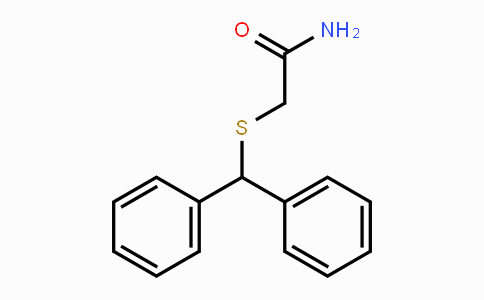CAS No. 68524-30-1, 2-[(Diphenylmethyl)thio]acetamide