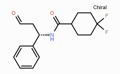 CAS No. 376348-78-6, 4,4-DIFLUORO-N-((1S)-3-OXO-1-PHENYLPROPYL)CYCLOHEXANE-1-CARBOXAMIDE