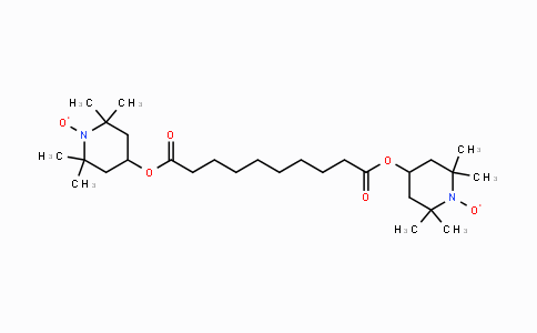 CAS No. 2516-92-9, Bis(2,2,6,6-tetramethyl-1-piperidinyloxy-4-yl)sebacate