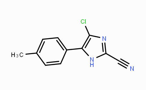 CAS No. 120118-14-1, 4-chloro-5-(4-tolyl)-imidazole-2-carbonitrile