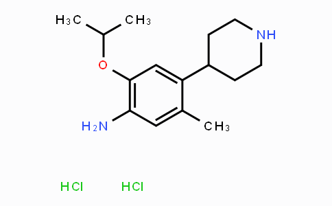 CAS No. 1380575-45-0, 2-Isopropoxy-5-methyl-4-(piperidin-4-yl)aniline dihydrochloride