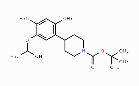 CAS No. 1032903-63-1, tert-Butyl 4-(4-amino-5-isopropoxy-2-methylphenyl)piperidine-1-carboxylate