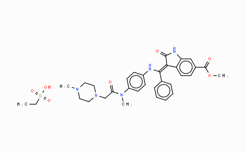CAS No. 656247-18-6, Nintedanib Ethanesulfonate Salt
