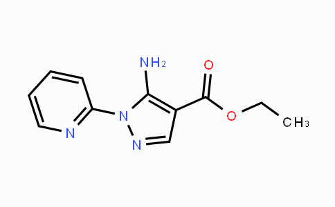 CAS No. 69722-29-8, 1H-Pyrazole-4-carboxylic acid, 5-amino-1-(2-pyridinyl)-, ethyl ester