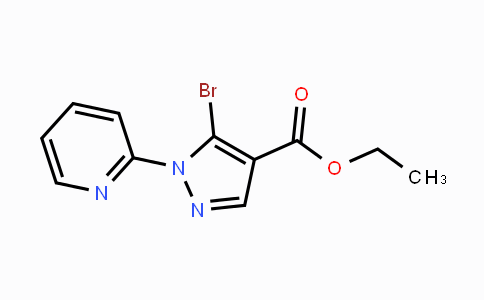 CAS No. 1269293-79-9, 1H-Pyrazole-4-carboxylic acid, 5-bromo-1-(2-pyridinyl)-, ethyl ester