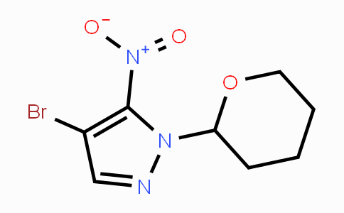CAS No. 1235407-34-7, 4-bromo-5-nitro-1-(tetrahydro-2H-pyran-2-yl)-1H-pyrazole