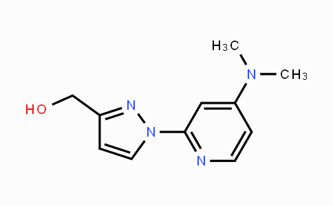 CAS No. 1449117-30-9, (1-(4-(dimethylamino)pyridin-2-yl)-1H-pyrazol-3-yl)methanol
