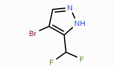 CAS No. 1451392-65-6, 4-bromo-5-(difluoromethyl)-1H-pyrazole