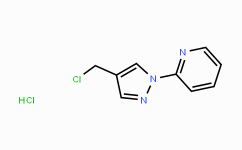 CAS No. 1449117-51-4, 2-(4-(chloromethyl)-1H-pyrazol-1-yl)pyridine hydrochloride